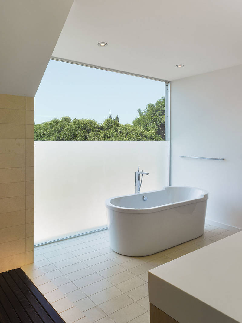 Opaque Glass Versus Blinds Home, Opaque Windows Bathrooms